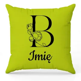 poduszka-twoje-imie-monogram-litera-b-zielony-na-prezent-wzory