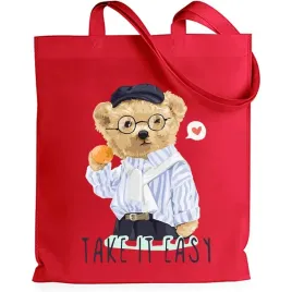 torba-eko-czerwona-dlugie-ucho-teddy-take-it-easy