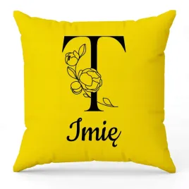 poduszka-twoje-imie-monogram-litera-t-zolty-na-prezent-wzory