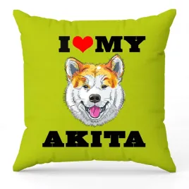 poduszka-zielona-i-love-my-akita-dla-fana-psow-na-prezent-psy-wzory