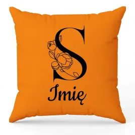 poduszka-twoje-imie-monogram-litera-s-pomaranczowy-na-prezent-wzory