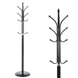 metalowy-wieszak-wolno-stojacy-czarny-12-miejsc-na-wieszanie-180cm-wysoki