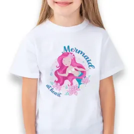 koszulka-dziecieca-biala-mermaid-at-heart-wz-122