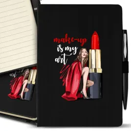 notes-notatnik-a5-czarny-prezent-dla-kosmetyczki-make-up-is-my-art-wzory