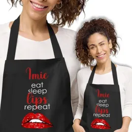 fartuch-czarny-eat-sleep-lips-twoje-imie-wzory
