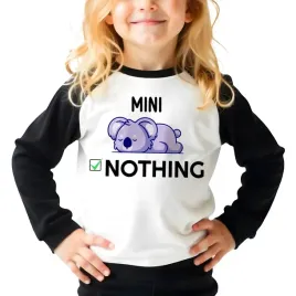 pizama-dziecieca-mini-nothing-wzory-prezent-czarno-biala-dlugi-rekaw-128cm