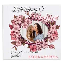 album-rozowy-prezent-na-dzien-matki-urodziny-dziekujemy-ci-mamo-imie-wzory