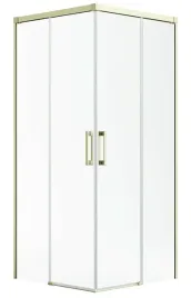 kabina-radaway-idea-8-brushed-gold-kdd-110x110x2005-zloto-szczotkowane