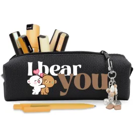 piornik-czarny-breloczek-tuba-do-szkoly-na-prezent-peach-goma-i-bear-you