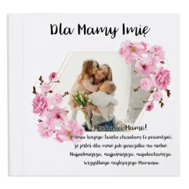 album-niebieski-na-zdjecia-prezent-na-dzien-matki-dla-mamy-imie-wzory