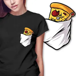 koszulka-damska-pocket-czarna-pizza-modne-wzory-xl