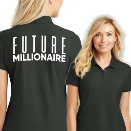 koszulka-bawelniana-damska-polowka-czarna-polo-future-millionaire-wzory-l