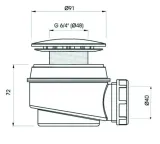 syfon-brodzikowy-90mm-sdb90a-stan-nowy