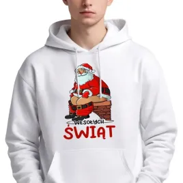 bluza-meska-biala-z-kapturem-prezent-mikolajki-wesolych-swiat-wzory-s