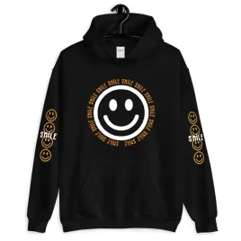 bluza-czarna-damska-kaptur-emoji-face-smile-s