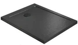 brodzik-radaway-doros-f-stone-black-140x80-czarny