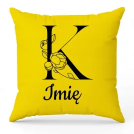 poduszka-twoje-imie-monogram-litera-k-zolty-na-prezent-wzory