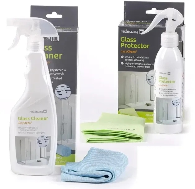 KOMPLET srodkow Glass Protector Cleaner RADAWAY