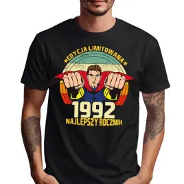 koszulka-t-shirt-meski-czarny-prezent-urodzinowy-edycja-limitowana-1992-wz
