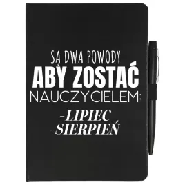 czarny-notes-dlugopise-powody-by-zostac-nauczycielem-dla-nauczyciela-wz