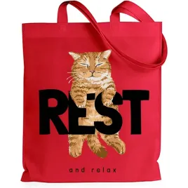 shopper-torba-na-zakupy-czerwona-eko-rest-and-relax-kot-odpoczynek-wzory