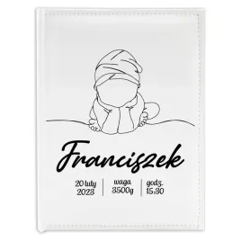 album-prezent-na-chrzest-ekoskora-metryczka-wzory