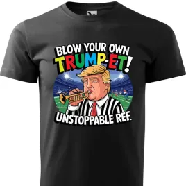 koszulka-t-shirt-mem-czarny-trump-blow-your-own-trump-et-rozmiar-l-wzory