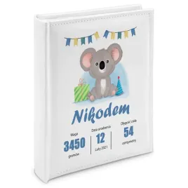 album-prezent-chrzest-imie-dziecka-metryczka-wzory