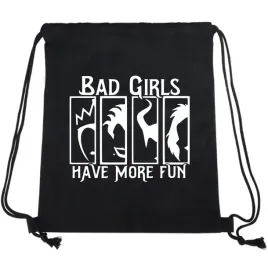 worek-plecak-czarny-do-szkoly-na-buty-bad-girls-have-more-fun-mix-wzorow