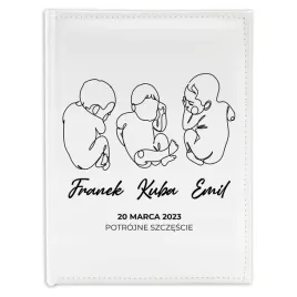 album-prezent-na-chrzest-dla-trojaczkow-imie-wzory