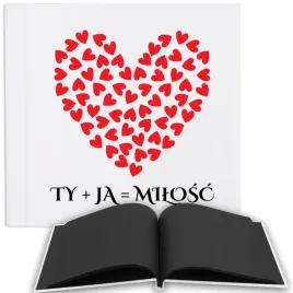 album-czarne-strony-prezent-dla-par-milosc-wzory