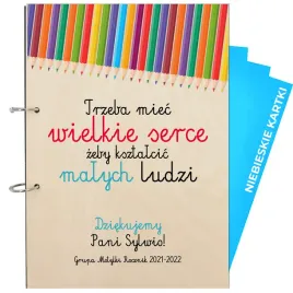 album-styl-boho-personalizowany-prezent-dla-nauczyciela-15-niebieskich-kart