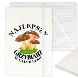 notes-bialy-a5-prezent-milosnika-grzybobrania-wzor
