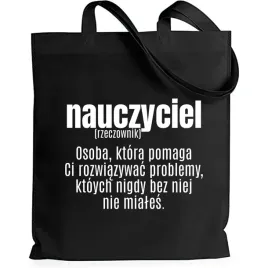 eko-torba-czarna-shopper-nauczyciel-rzeczownik-idealna-dla-nauczyciela-wz