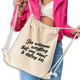 worek-plecak-bezowy-do-szkoly-na-buty-she-overcame-wiele-wzorow