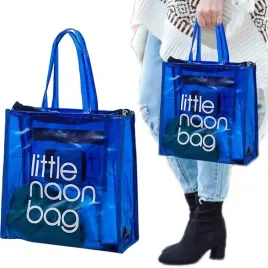 niebieska-stylowa-torba-little-naon-bag-wodoodporna-przezroczysta-plazowa