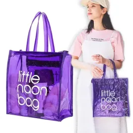 fioletowa-stylowa-torba-little-naon-bag-wodoodporna-przezroczysta-plazowa