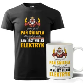 zestaw-koszulka-czarna-kubek-prezent-dla-elektryka-jam-jest-pan-swiatla-m