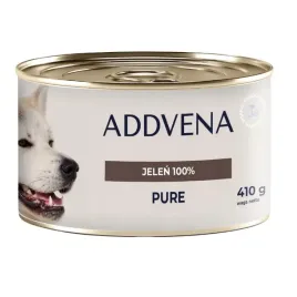 addvena-moist-pure-jelen-100percent-karma-mokra-dla-psow-410g