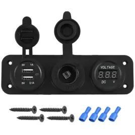 gniazdo-ladowania-2x-usb-2-1a-1a-woltomierz-12v