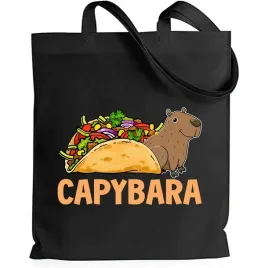 torba-bawelniana-shoper-zabawny-prezent-dla-fana-kapibary-capybaras-taco-wz