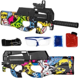karabin-automatyczny-pistolet-na-kulki-zelowe-p90-celownik-okulary
