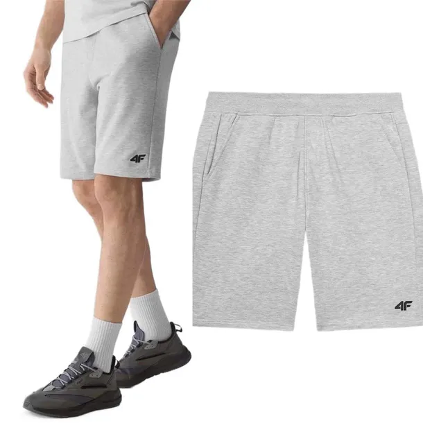 KRÓTKIE SPODENKI 4F MĘSKIE BAWEŁNIANE SPORTOWE SZORTY LATO SHOM284 r. XL