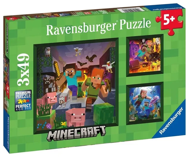 puzzle-dla-dzieci-3x49-minecraft-wiek-dziecka-0