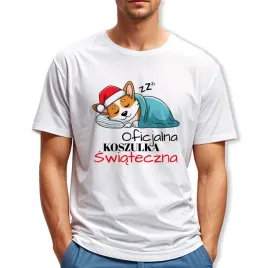 koszulka-t-shirt-bialy-meski-oficjalna-koszulka-swiateczna-corgi-l-wzory