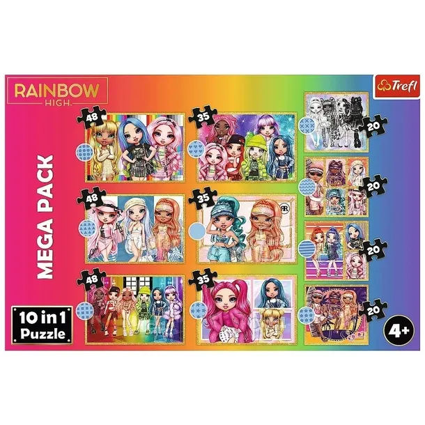 puzzle-10w1-kolekcja-modnych-laleczek-trefl-2024-kolekcja-rainbow-high