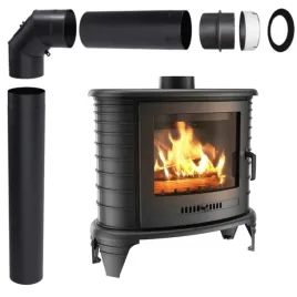 piec-na-drewno-kominek-koza-zeliwny-piecyk-koza-k8-9-kw-ekoprojekt-zestaw