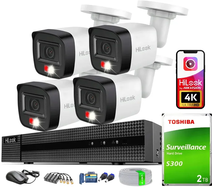 Kamera analogowa 4K 8Mpx 4w1 TVI AHD TVI-B8M-20DL HiLook by Hikvision