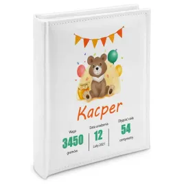 album-prezent-chrzest-imie-dziecka-metryczka-wzory