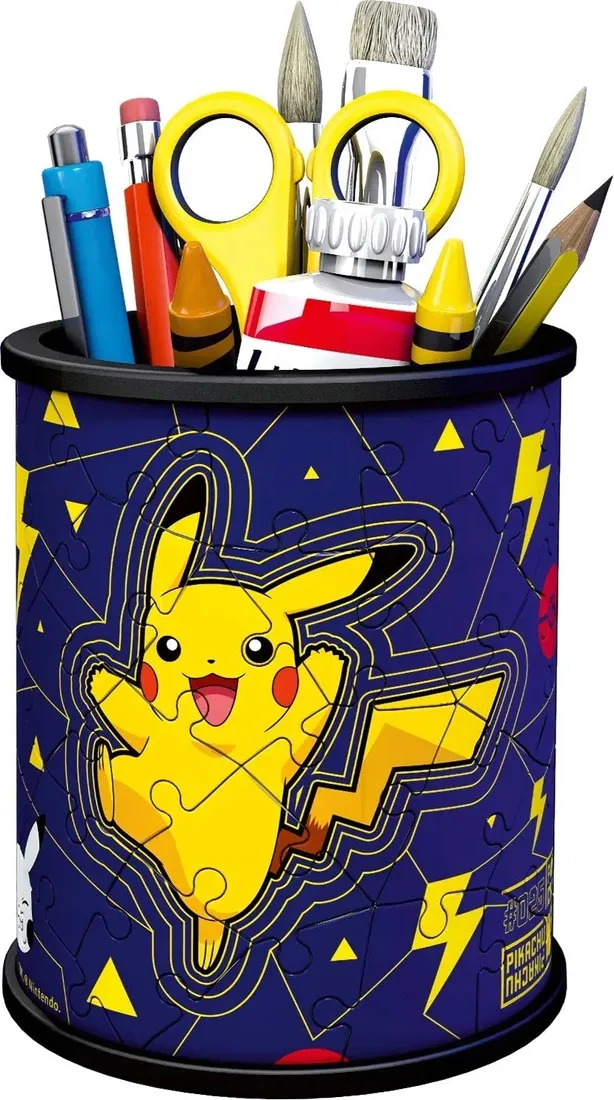 puzzle-3d-54-przybornik-pikachu-ravensburger-stan-nowy